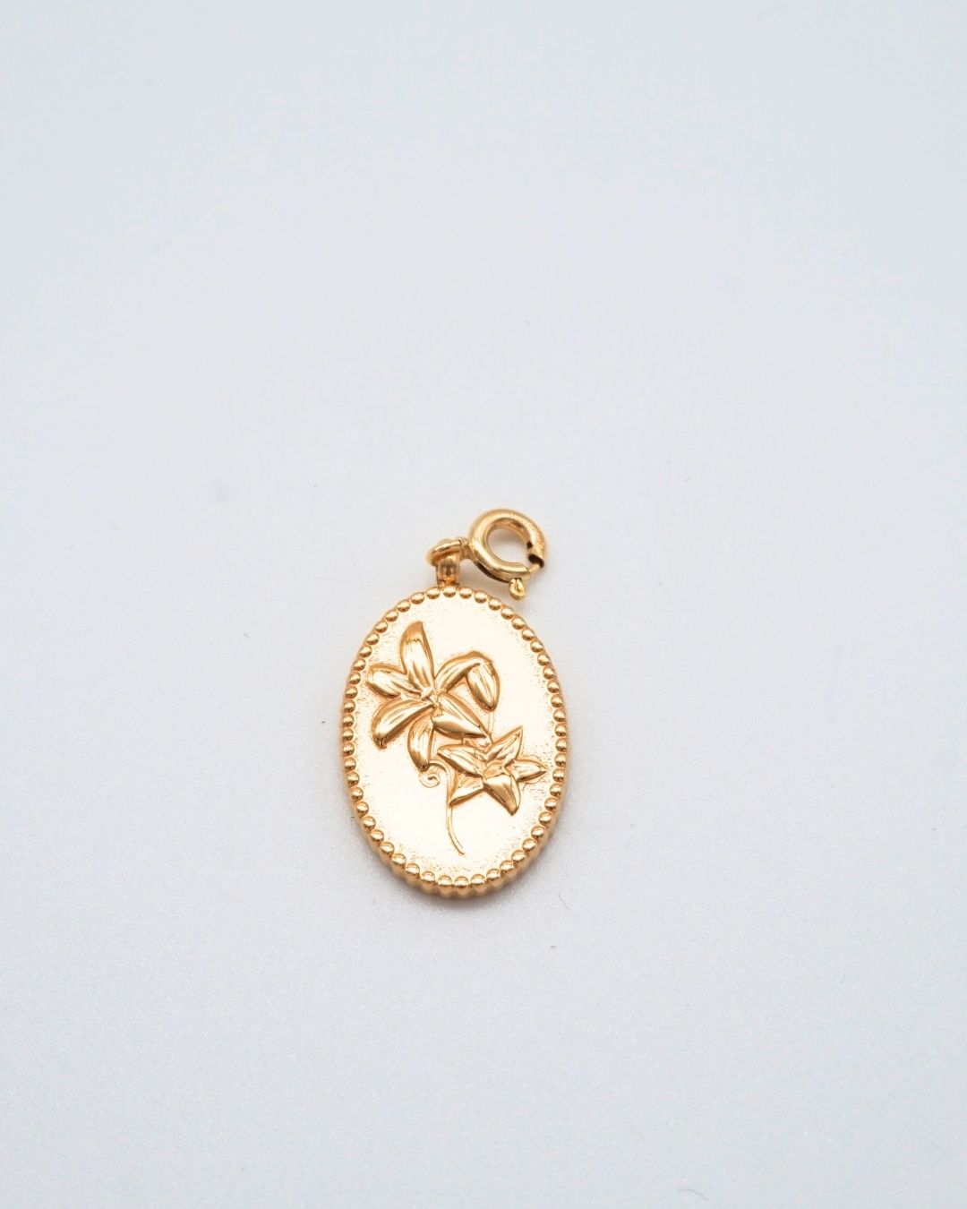 Gold Vermeil Flower Pendant