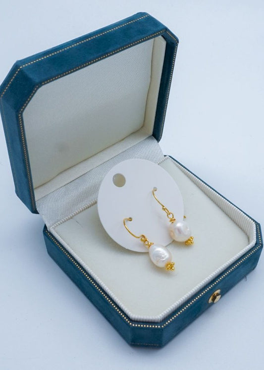 Small Baroque Pearl Earrings
