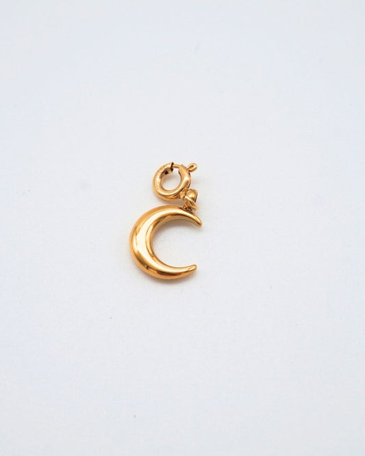 Gold Vermeil Moon Pendant
