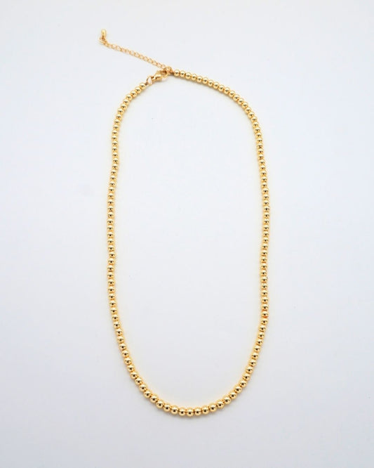 Gold Bead Necklace