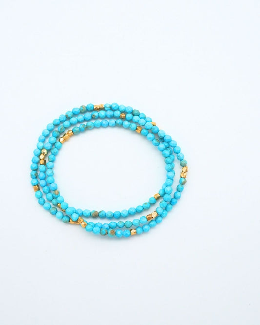 Chinese Turquoise Layered Bracelet