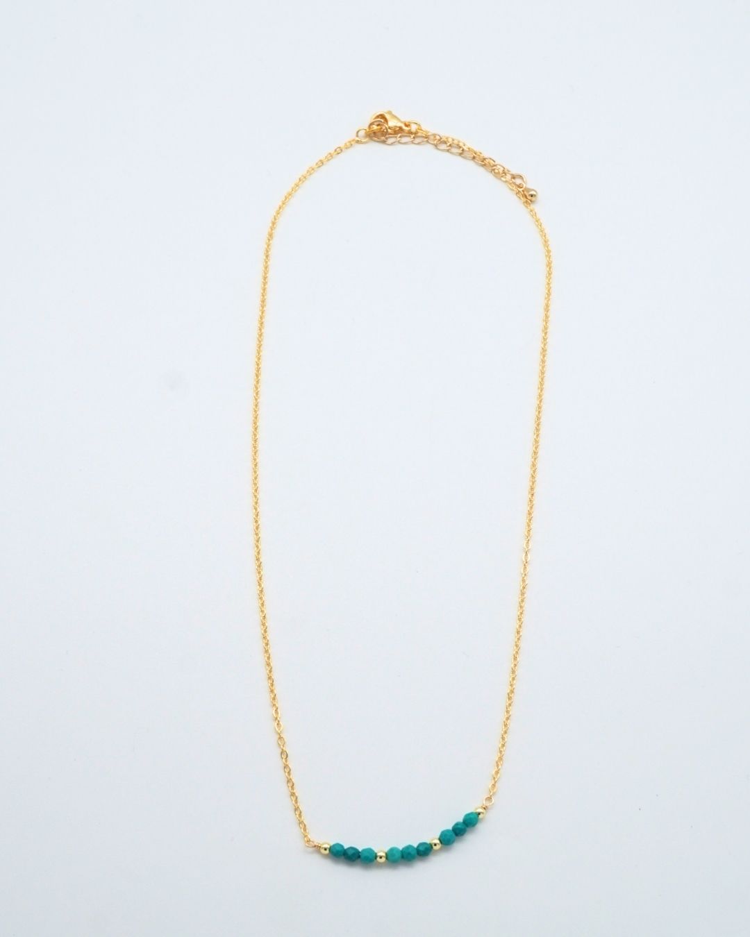 Chinese Turquoise Gold Necklace