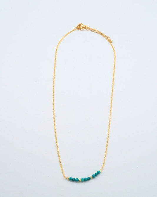 Chinese Turquoise Gold Necklace
