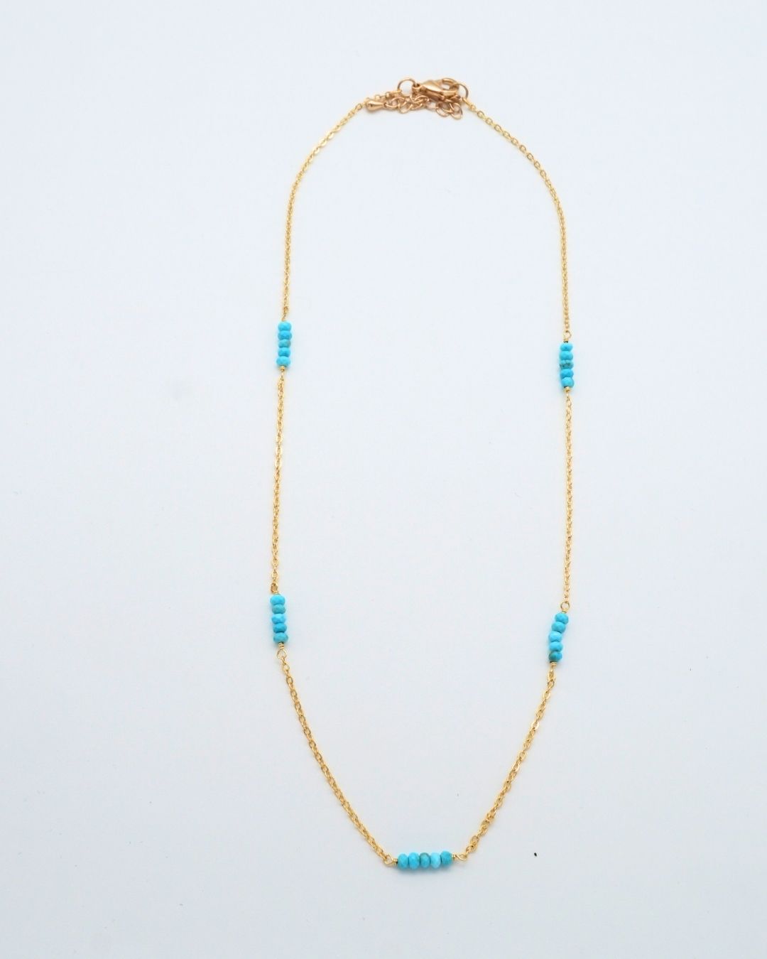 Chinese Turquoise Gold Necklace Alternative