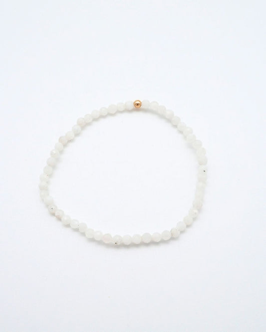 Rainbow Moonstone Bracelet Petite