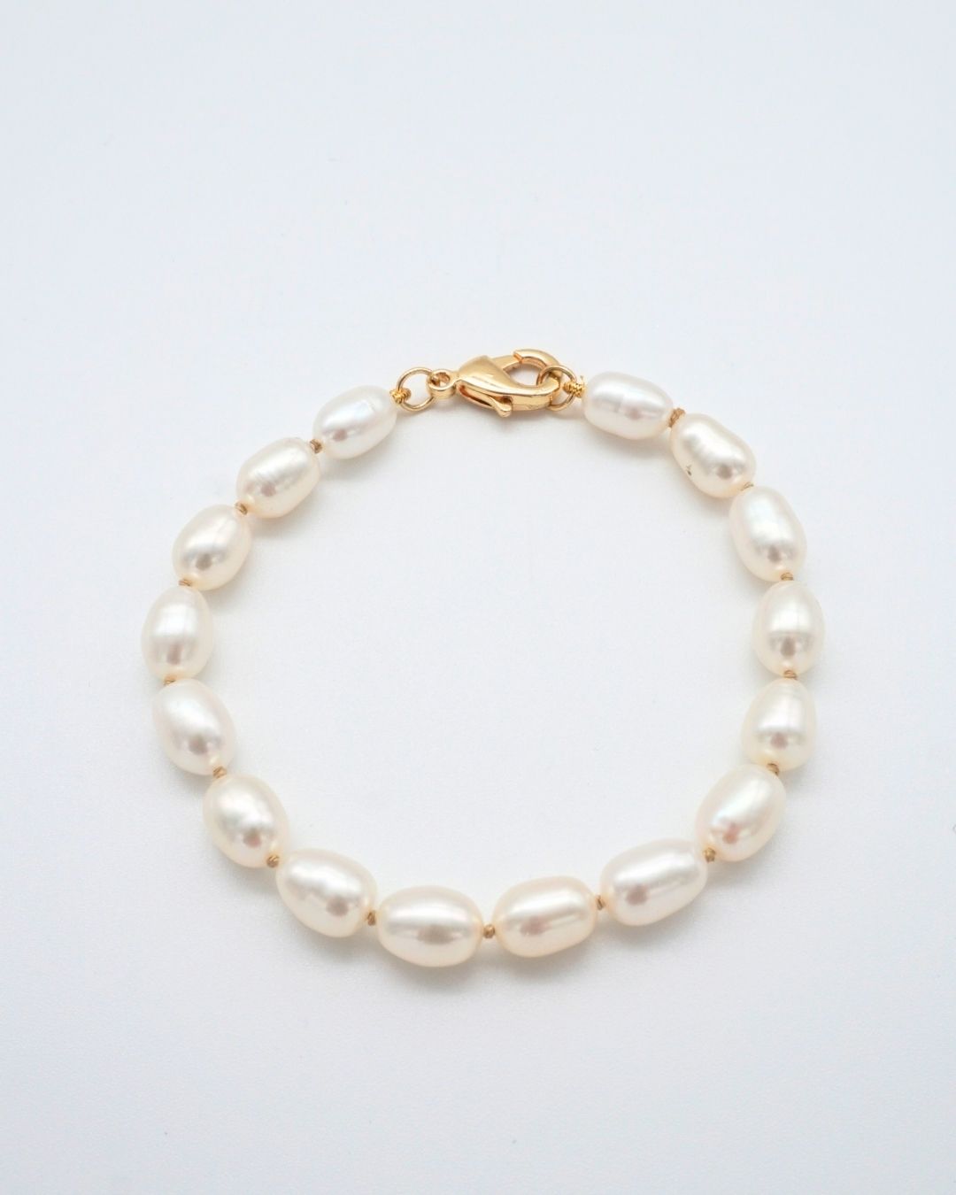 Shaped Pearl Bracelet